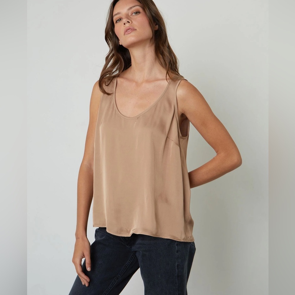 Velvet Graham satin top NWT
